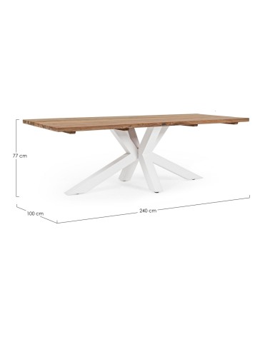 RAMSEY Outdoor Table 240x100 – BIZZOTTO | BHOME