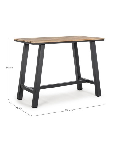 Tavolo bar SKIPPER 131x73 outdoor BIZZOTTO | BHOME