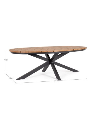 Tavolo ZELMAR 218x115 outdoor BIZZOTTO | BHOME