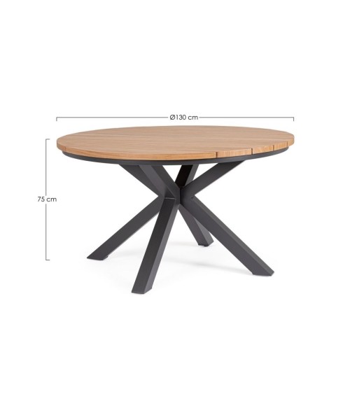 Tavolo ZELMAR Ø130 outdoor BIZZOTTO | BHOME