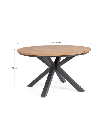 Tavolo ZELMAR Ø130 outdoor BIZZOTTO | BHOME