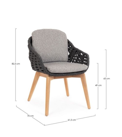 Sedia TAMIRES outdoor BIZZOTTO | BHOME