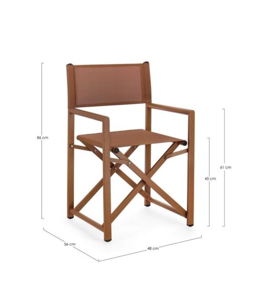 TAYLOR Outdoor Regiestuhl – BIZZOTTO | BHOME
