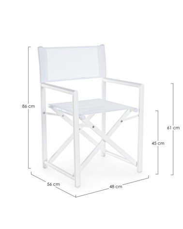 TAYLOR Outdoor Regiestuhl – BIZZOTTO | BHOME