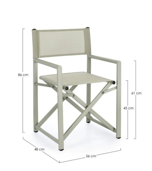 TAYLOR Outdoor Regiestuhl – BIZZOTTO | BHOME