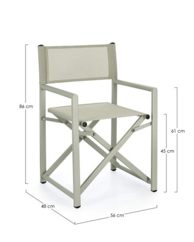 TAYLOR Outdoor Regiestuhl – BIZZOTTO | BHOME