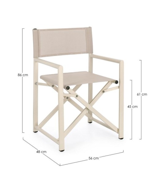 TAYLOR Outdoor Regiestuhl – BIZZOTTO | BHOME
