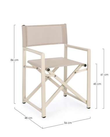 TAYLOR Outdoor Regiestuhl – BIZZOTTO | BHOME