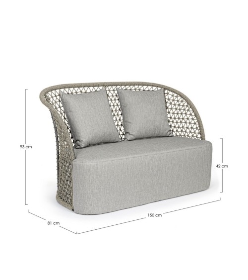 Divano CUYEN 2 posti outdoor BIZZOTTO | BHOME