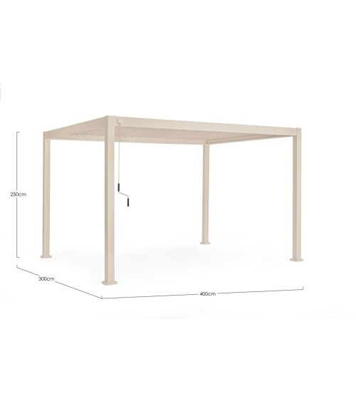 Pergola OCEAN 400x300 outdoor BIZZOTTO | BHOME