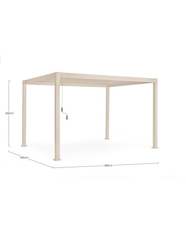 Pergola OCEAN 400x300 outdoor BIZZOTTO | BHOME