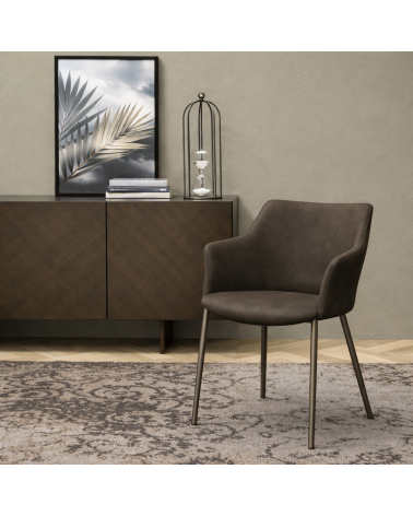 Chaise Agata TONIN CASA Bronze