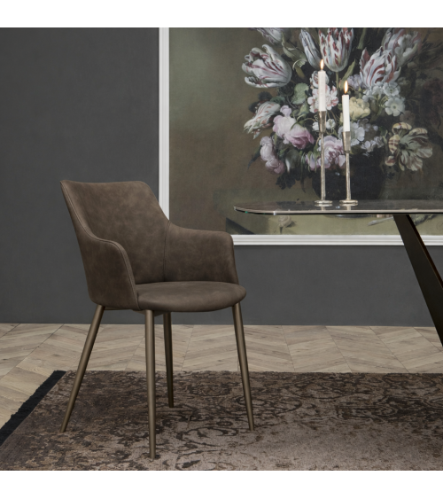 Silla Agata TONIN CASA Bronze