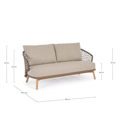 Outdoor Sofa EULARIA 180 – BIZZOTTO | BHOME by Arredi Barbàra