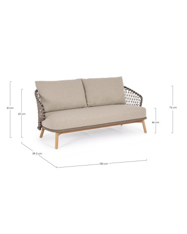 Outdoor Sofa EULARIA 180 – BIZZOTTO | BHOME by Arredi Barbàra