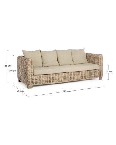 Outdoor-Sofa FORTALEZA BIZZOTTO | BHOME by Arredi Barbàra