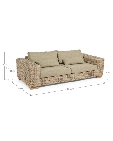 Divano LEANDRO outdoor BIZZOTTO | BHOME by Arredi Barbàra