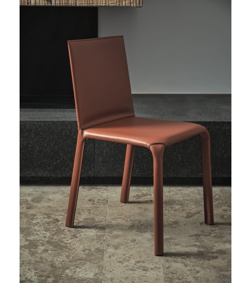 Sedia Alice BONTEMPI in Cuoio design | BHOME