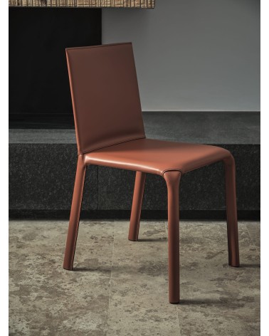Sedia Alice BONTEMPI in Cuoio design | BHOME