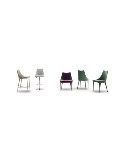 Sedia Clara BONTEMPI | Sedia di Design Imbottita BHOME