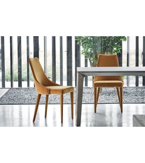 Stuhl Clara BONTEMPI | Gepolsterter Designstuhl BHOME