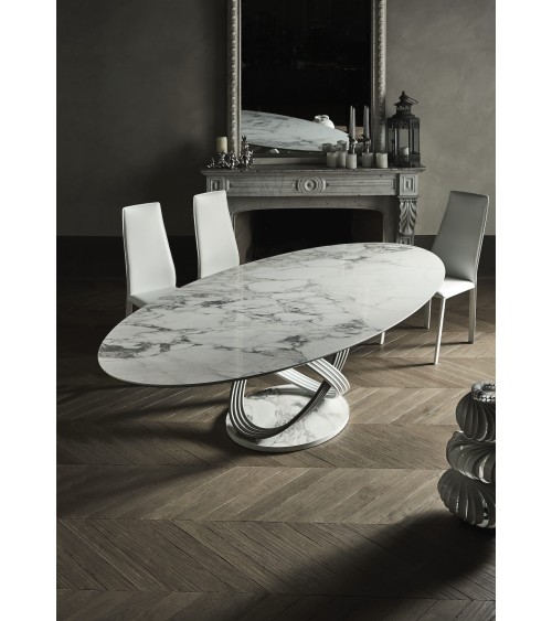 Dalila Chair BONTEMPI | Leather Designer Chair BHOME