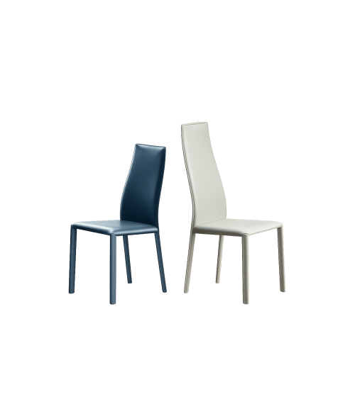 Sedia Dalila BONTEMPI | Sedia in cuoio di design BHOME