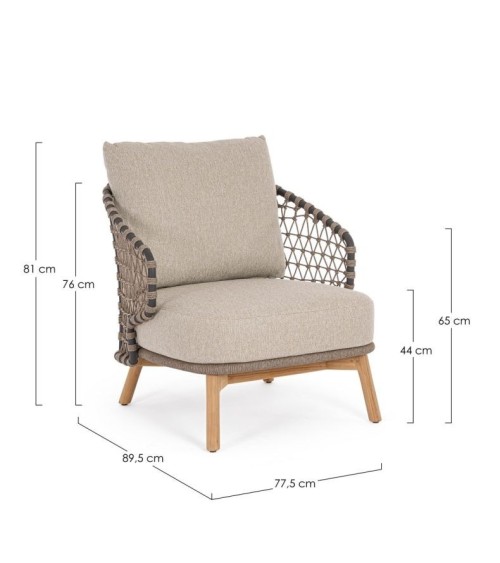 Poltrona EULARIA outdoor BIZZOTTO | BHOME by Arredi Barbàra