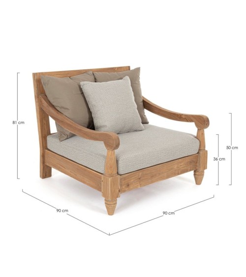 Sillón “BALI” outdoor – BIZZOTTO
