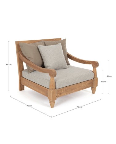 Sillón “BALI” outdoor – BIZZOTTO
