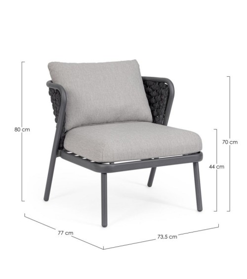 Sillón “HARLOW” outdoor – BIZZOTTO