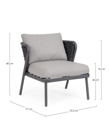 Sillón “HARLOW” outdoor – BIZZOTTO