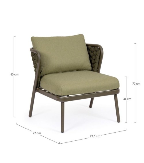 Sillón “HARLOW” outdoor – BIZZOTTO