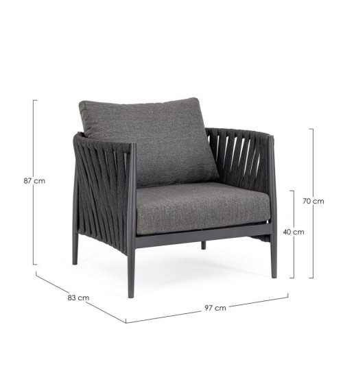 Sillón “JACINTA” outdoor – BIZZOTTO