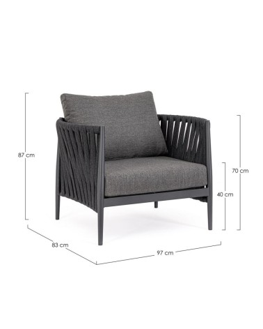 Sillón “JACINTA” outdoor – BIZZOTTO
