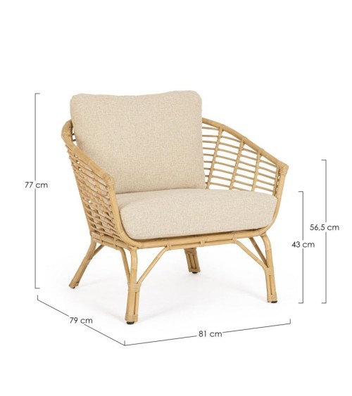 Fauteuil MABEL outdoor BIZZOTTO | BHOME by Arredi Barbàra