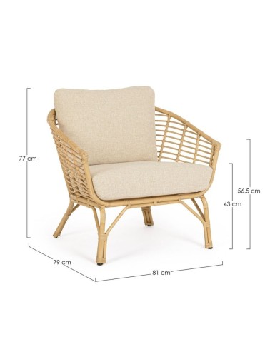 Fauteuil MABEL outdoor BIZZOTTO | BHOME by Arredi Barbàra