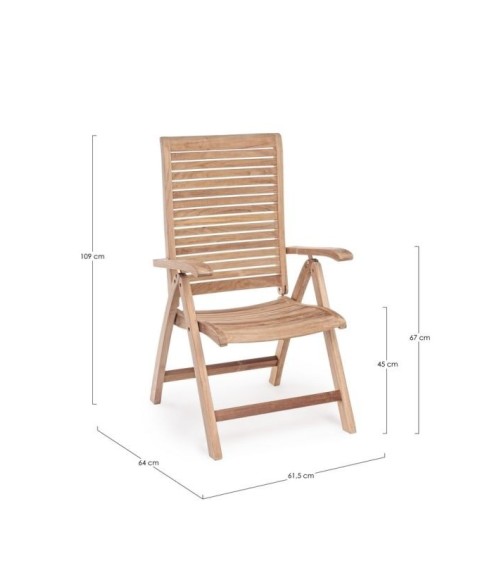 Poltrona reclinabile MARYLAND outdoor BIZZOTTO | BHOME by Arredi Barbàra