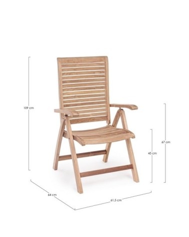 Poltrona reclinabile MARYLAND outdoor BIZZOTTO | BHOME by Arredi Barbàra