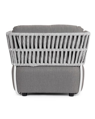 La poltrona PALMER appartiene alla collezione Bizzotto Homemotion ed è realizzata con struttura in alluminio verniciato a polver