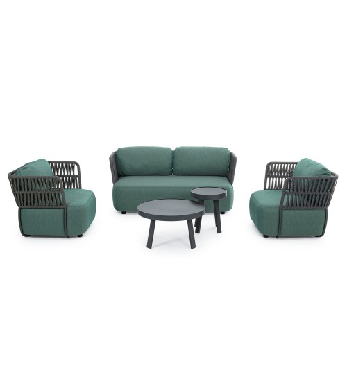 La poltrona PALMER appartiene alla collezione Bizzotto Homemotion ed è realizzata con struttura in alluminio verniciato a polver