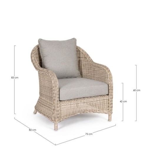 Sillón ADITYA NEW outdoor BIZZOTTO | BHOME by Arredi Barbàra