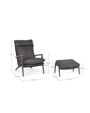 Poltrona lounge IBISCO outdoor BIZZOTTO | BHOME by Arredi Barbàra
