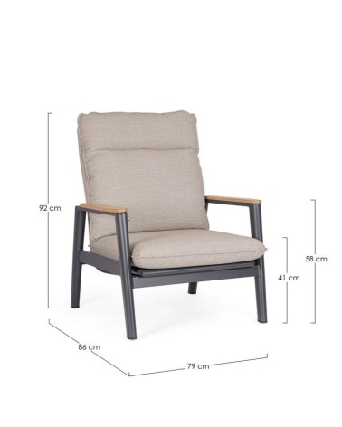 Poltrona reclinabile MIGUEL outdoor BIZZOTTO | BHOME by Arredi Barbàra