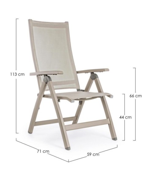 Verstellbarer Sessel VICTOR outdoor BIZZOTTO | BHOME by Arredi Barbàra