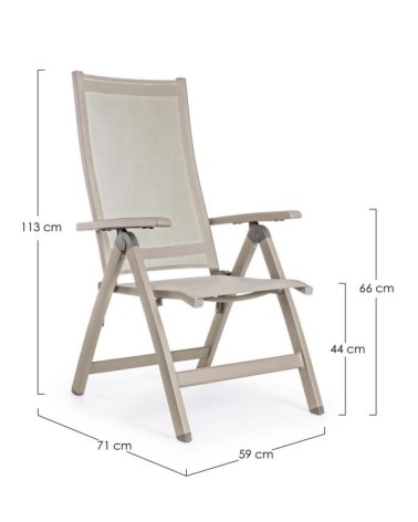 Verstellbarer Sessel VICTOR outdoor BIZZOTTO | BHOME by Arredi Barbàra