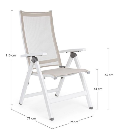 Poltrona reclinabile CRUISE outdoor BIZZOTTO | BHOME by Arredi Barbàra