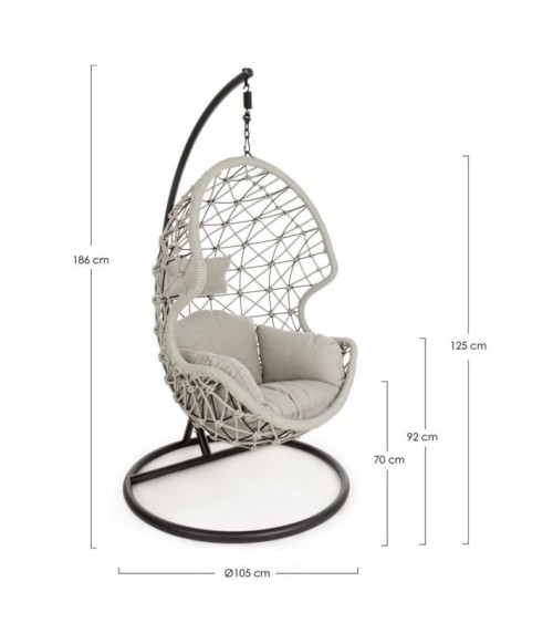 Fauteuil suspendu KELLY outdoor BIZZOTTO | BHOME by Arredi Barbàra