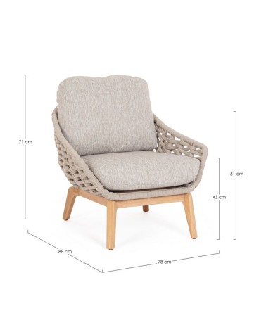 Sessel TAMIRES outdoor BIZZOTTO | BHOME by Arredi Barbàra