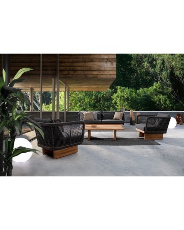 Poltrona XYLIA DARK outdoor BIZZOTTO | BHOME by Arredi Barbàra